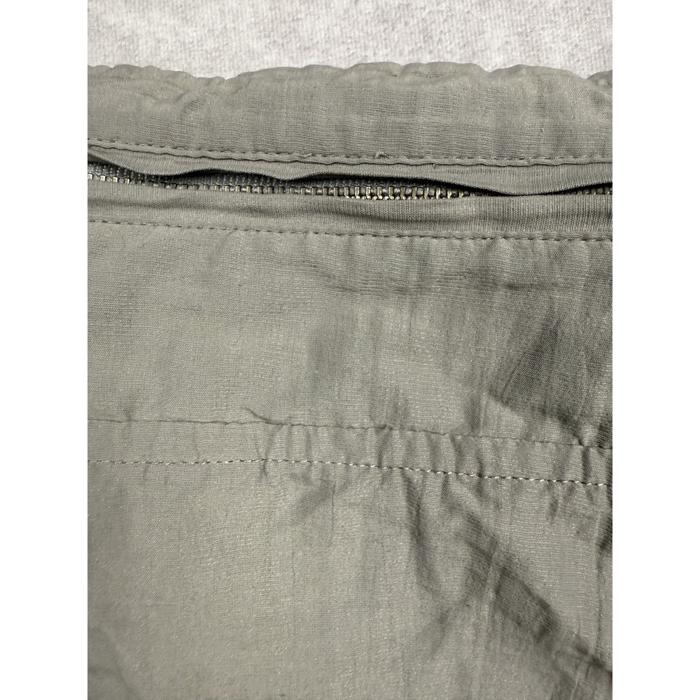 Eileen Fisher Jacket Womens Medium Metallic Organic Cotton Blend Utility Parka - Picture 12 of 16